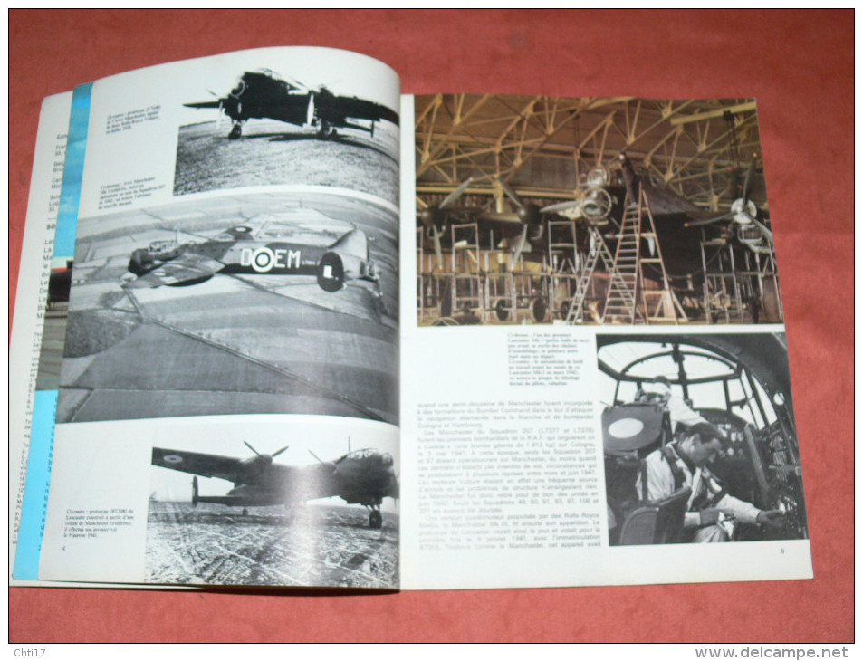 AVION GUERRE WW1  BOMBARDIER RAF AVRO LANCASTER FRANCAIS ET CANADIENS  MAQUETTES ET UNIFORMES  EDITIONS ATLAS  EN 1980