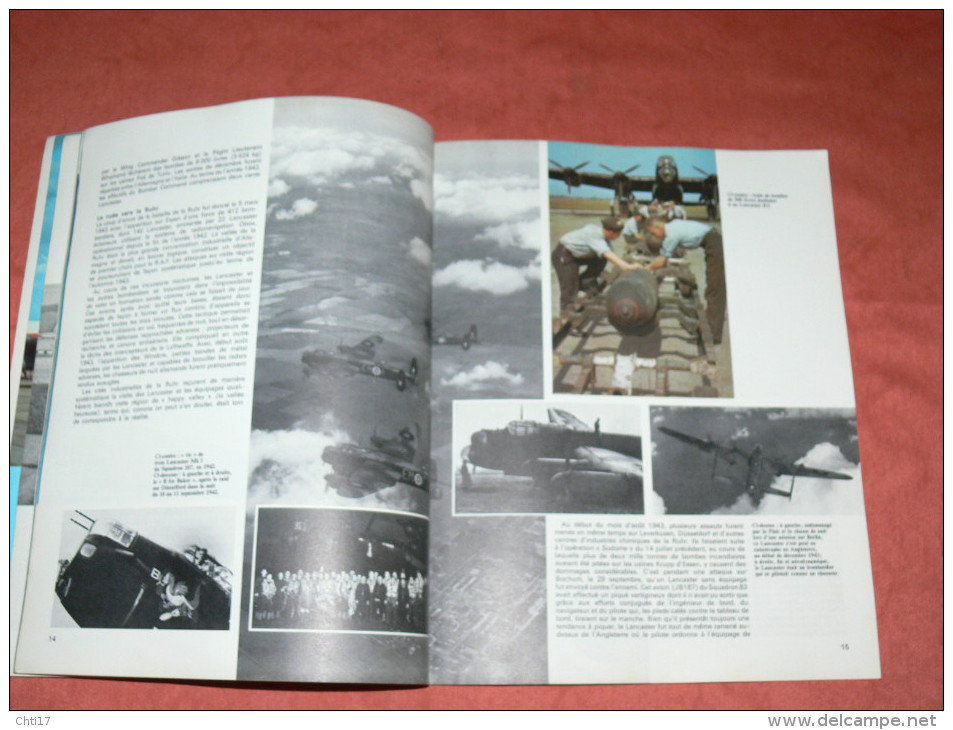 AVION GUERRE WW1  BOMBARDIER RAF AVRO LANCASTER FRANCAIS ET CANADIENS  MAQUETTES ET UNIFORMES  EDITIONS ATLAS  EN 1980