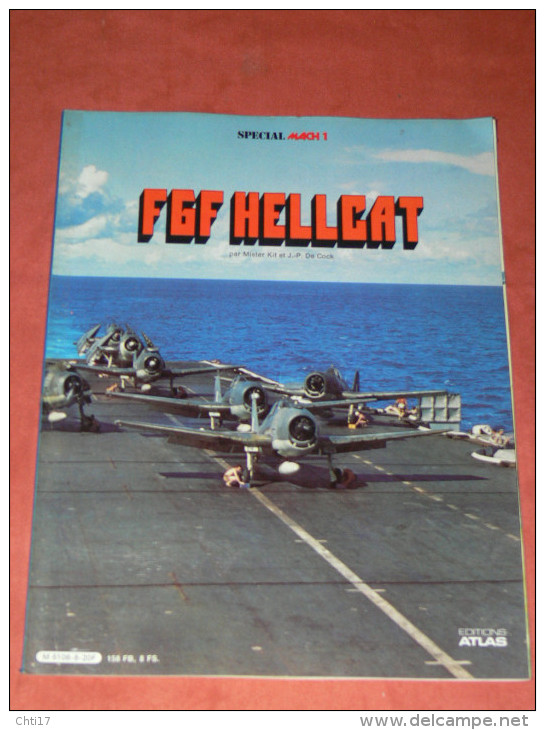 AVION GUERRE WW1 CHASSEUR  BOMBARDIER  FGF HELLCAT MAQUETTES ET UNIFORMES  EDITIONS ATLAS  EN 1980 - AeroAirplanes