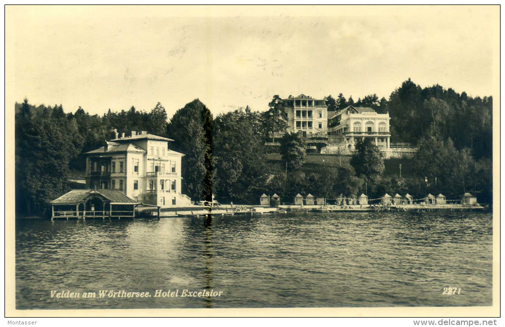 VELDEN. Hotel EXCELSIOR Am Worthersee. Vg. C/fr. Per GORIZIA 1952. - Velden