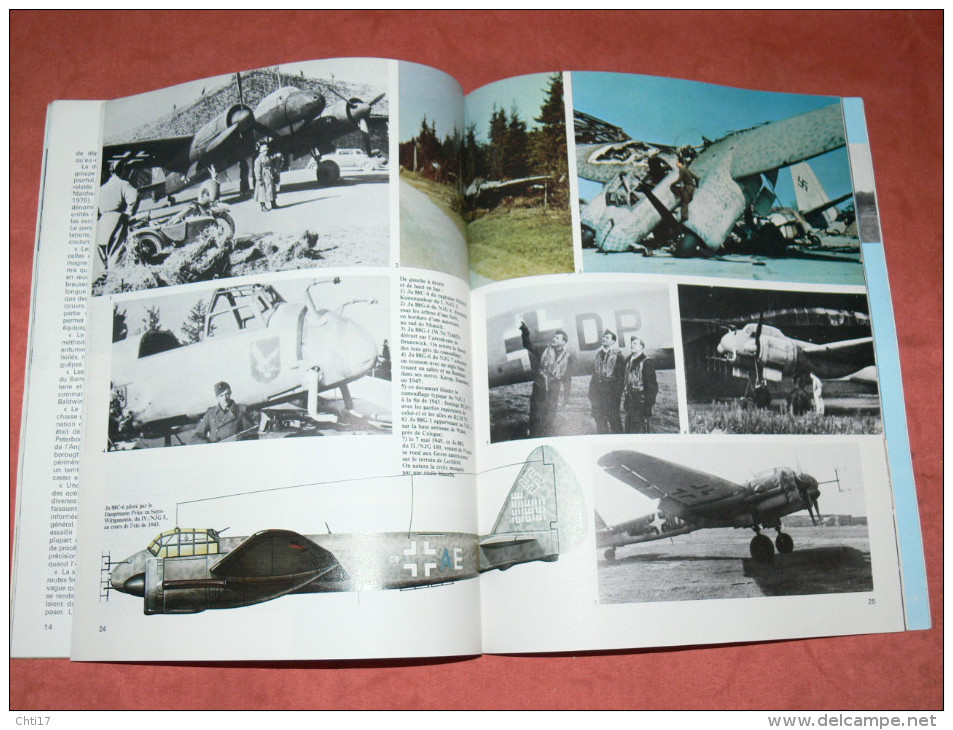 AVION GUERRE WW1 LUFTWAFFE  CHASSEUR  DE NUIT JUNKERS JU 88  MAQUETTES ET UNIFORMES  EDITIONS ATLAS  EN 1980