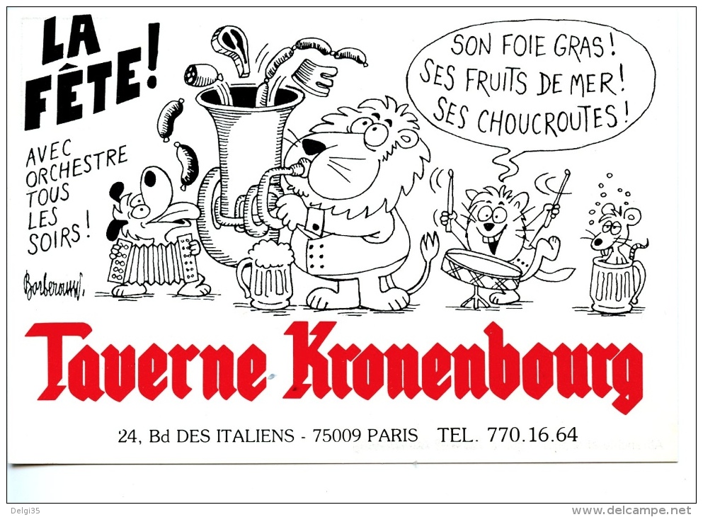 BARBEROUSSE - Taverne KRONENBOURG  - Paris - Barberousse