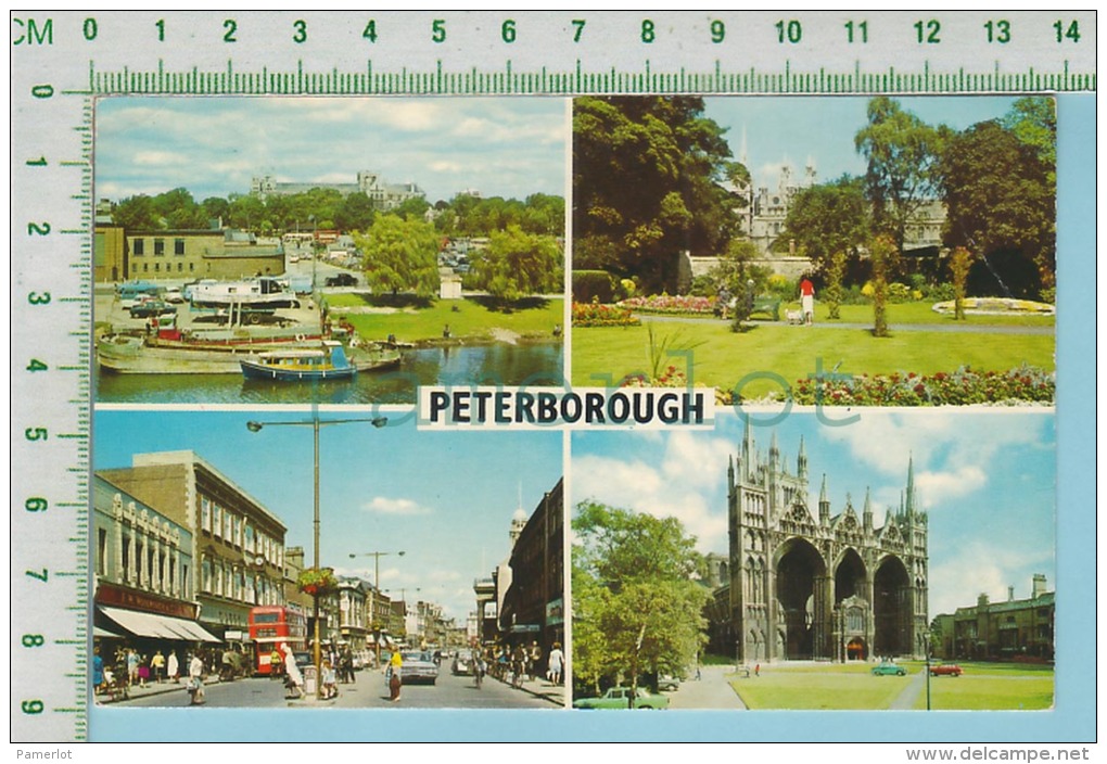 Royaume-Uni   ( Peterborough Multi-view ) Post Card Carte Postale - Autres & Non Classés