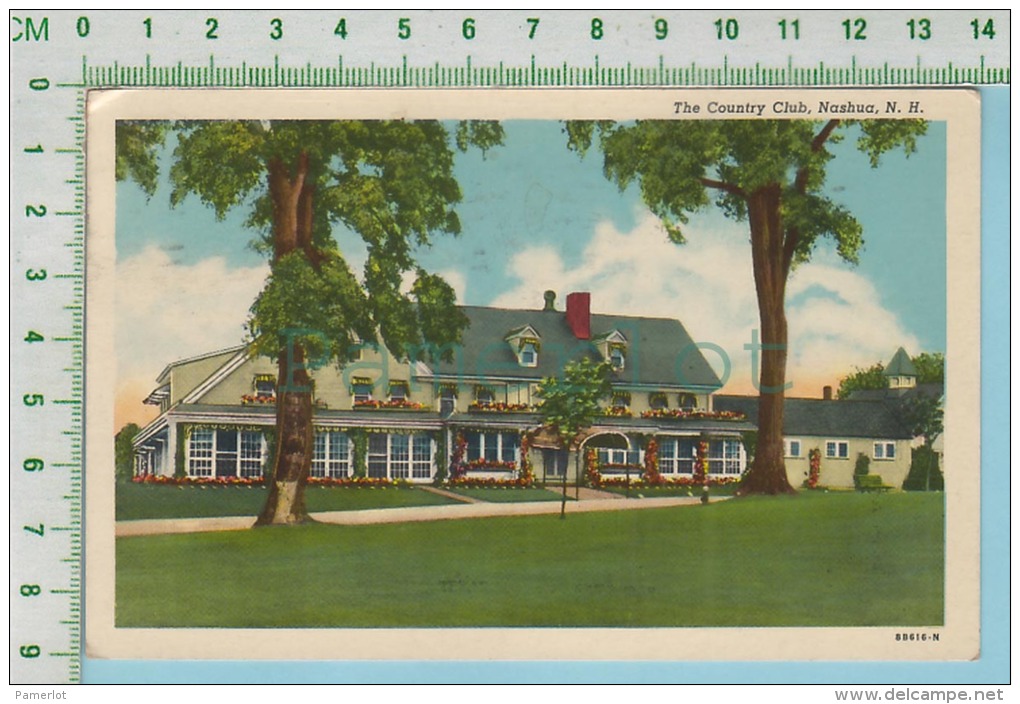 N.H   USA ( The Country Club At Nashua Used In 1951 ) Post Card Carte Postale - Nashua