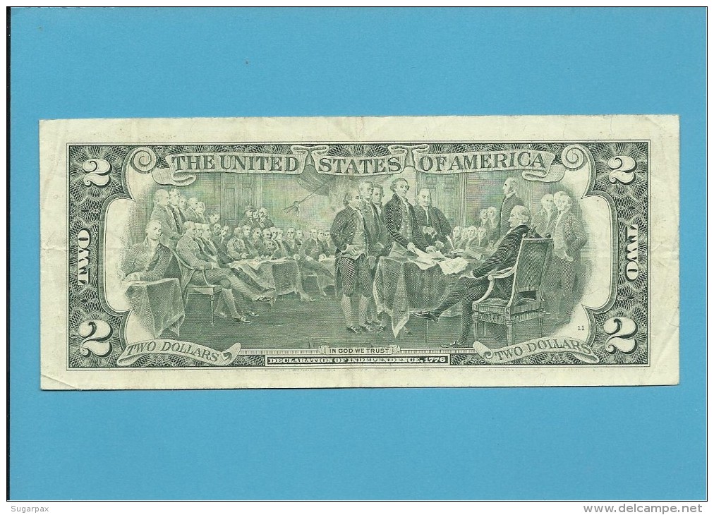 U. S. A. - 2 DOLLARS - 1995 - Pick 497 - ATLANTA - GEORGIA - Biljetten Van De  Federal Reserve (1928-...)