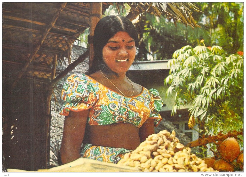 Asie > Sri Lanka  CASHEW SELLER At PASYALA On The KINDY ROAD  (Timbre Stamp SRI LANKA )   *PRIX FIXE - Sri Lanka (Ceilán)