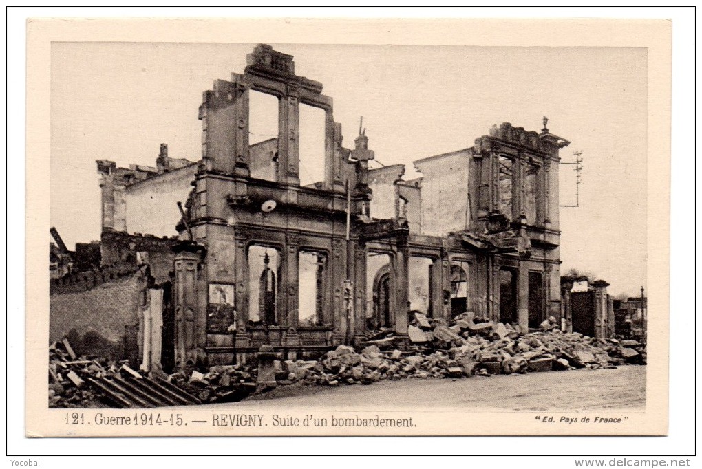 CP, REVIGNY, Suite D'un Bombardement, Vierge - Weltkrieg 1914-18