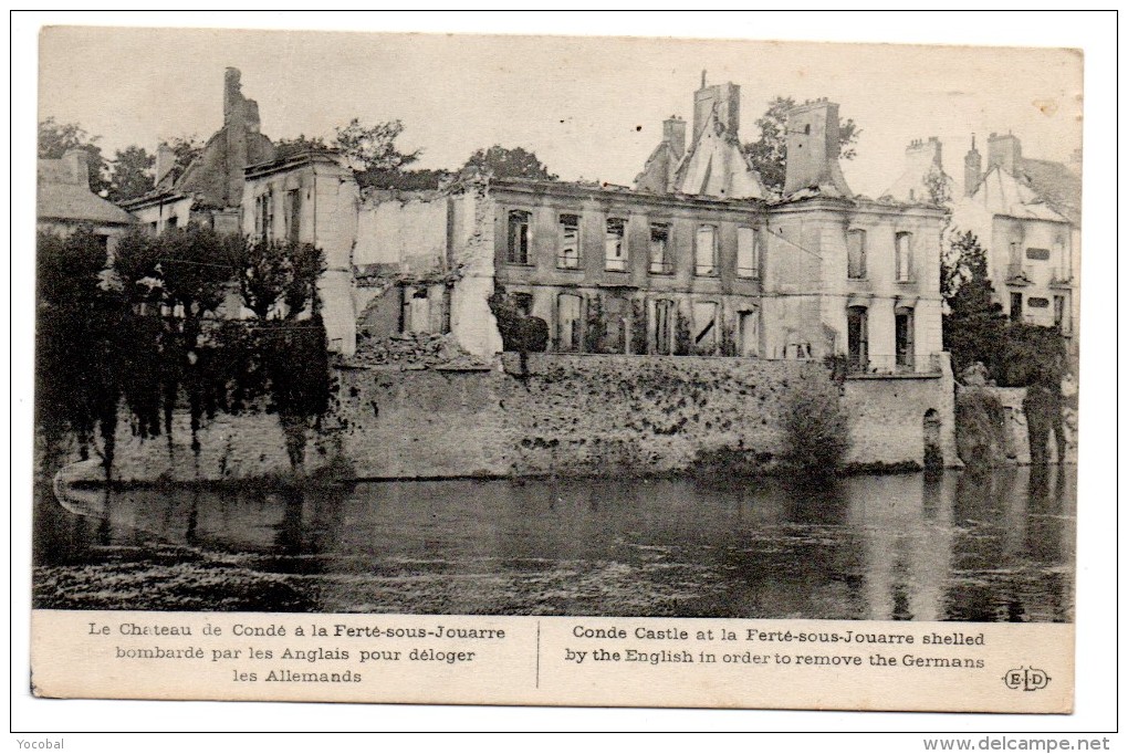 CP, Le Château De Condé à La FERTE SOUS JOUARRE, Vierge - Weltkrieg 1914-18