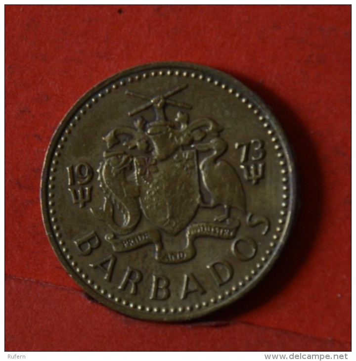 BARBADOS  5  CENTS  1973   KM# 11  -    (Nº04790) - Barbades