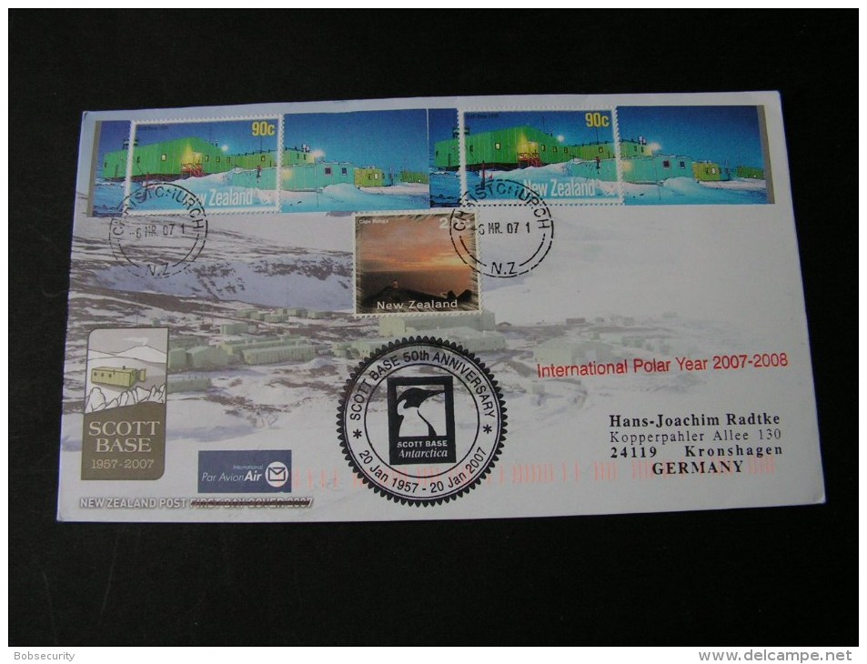 == NZ  Scott Base  Anatktis Cv. 2007 - FDC