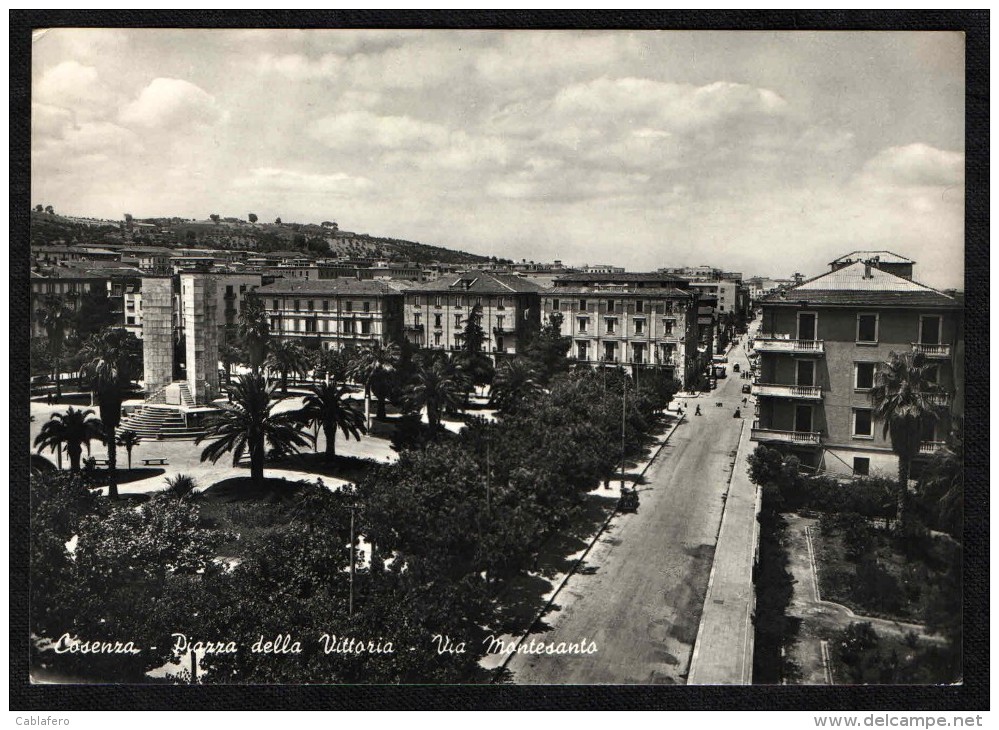 COSENZA - PIAZZA DELLA VITTORIA E VIA MONTESANTO - Cosenza