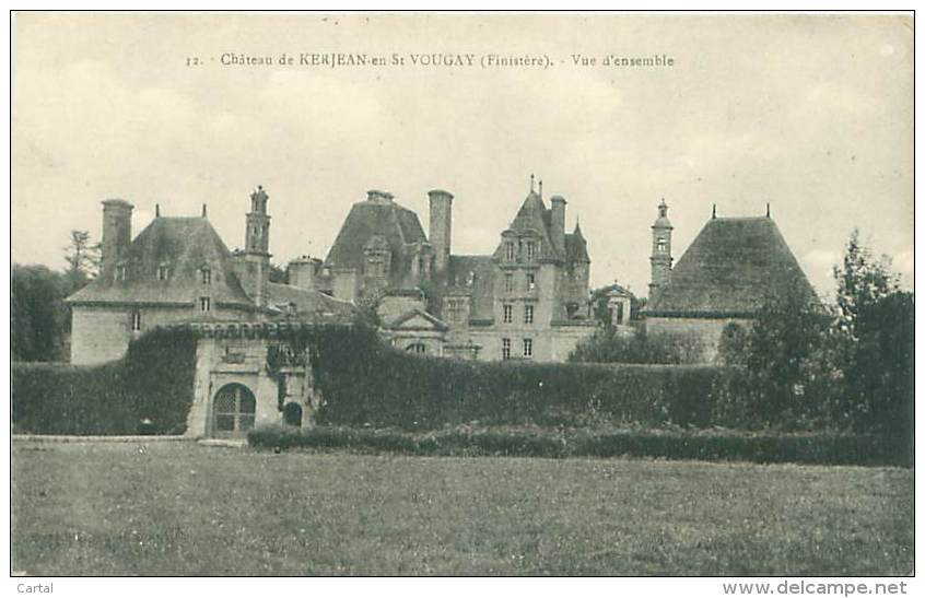 29 - SAINT-VOUGAY - Château De Kerjean - Vue D'ensemble - Saint-Vougay