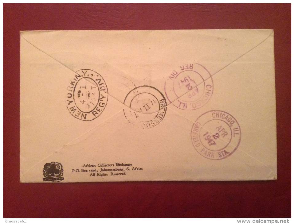 Swaziland, 1947 FDC - The First Visit Of The Royal Family To South Africa - Swaziland (...-1967)