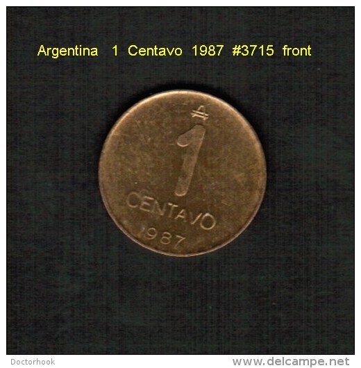 ARGENTINA    1  CENTAVO  1987  (KM # 96.2) - Argentina