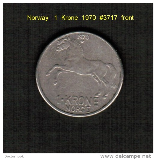 NORWAY    1  KRONE  1970  (KM # 409) - Norway