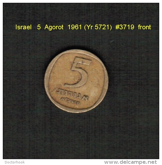 ISRAEL    5  AGOROT  1961 (YR 5721)  (KM # 25) - Israel