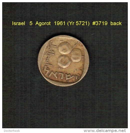 ISRAEL    5  AGOROT  1961 (YR 5721)  (KM # 25) - Israel