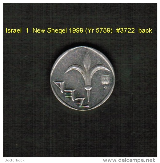 ISRAEL    1  NEW  SHEQEL  1999 (YR 5759)  (KM # 163) - Israel