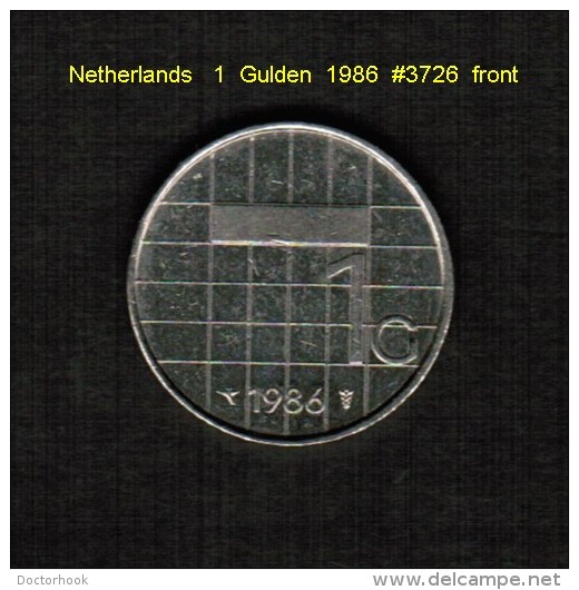 NETHERLANDS   1  GULDEN  1986  (KM # 205) - 1980-2001 : Beatrix