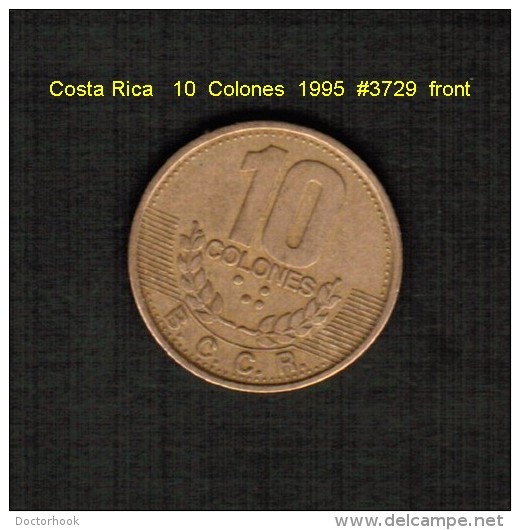 COSTA RICA   10  COLONES  1995  (KM # 228) - Costa Rica