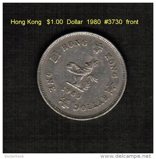 HONG KONG   $1.00 DOLLAR  1980  (KM # 43) - Hong Kong