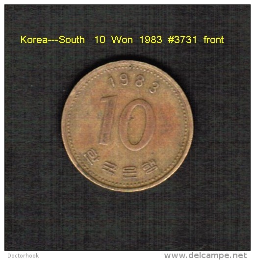 KOREA---SOUTH   10  WON  1983  (KM # 33.1) - Korea (Süd-)