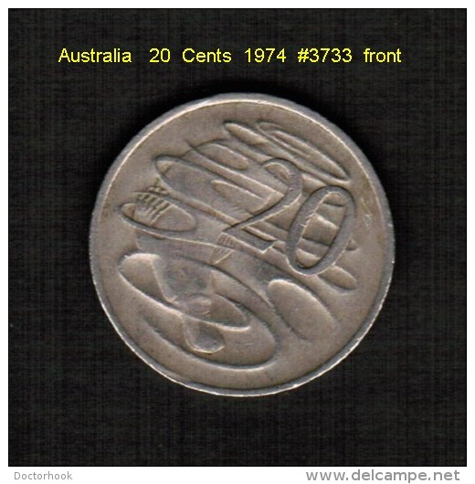 AUSTRALIA   20  CENTS  1974  (KM # 66) - 20 Cents