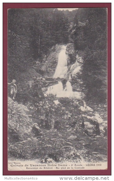 09 - 250114 - LEDAR - Colonie De Vacances Notre Dame 4ème Année - Excursion Du Ribérot Au Pied De La Cascade - Other & Unclassified