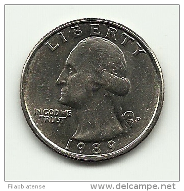 1989 - Stati Uniti Quarto Di Dollaro P     ----- - 1932-1998: Washington