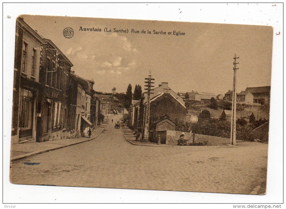 26964  -  Auvelais Rue De La Sarthe Et L'église - Sambreville