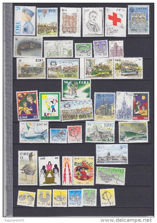 TIMBRE. IRLANDE. EIRE. LOT COLLECTION. 115 TIMBRES NEUF XXXXXXX. 3 SCANS. - Lots & Serien