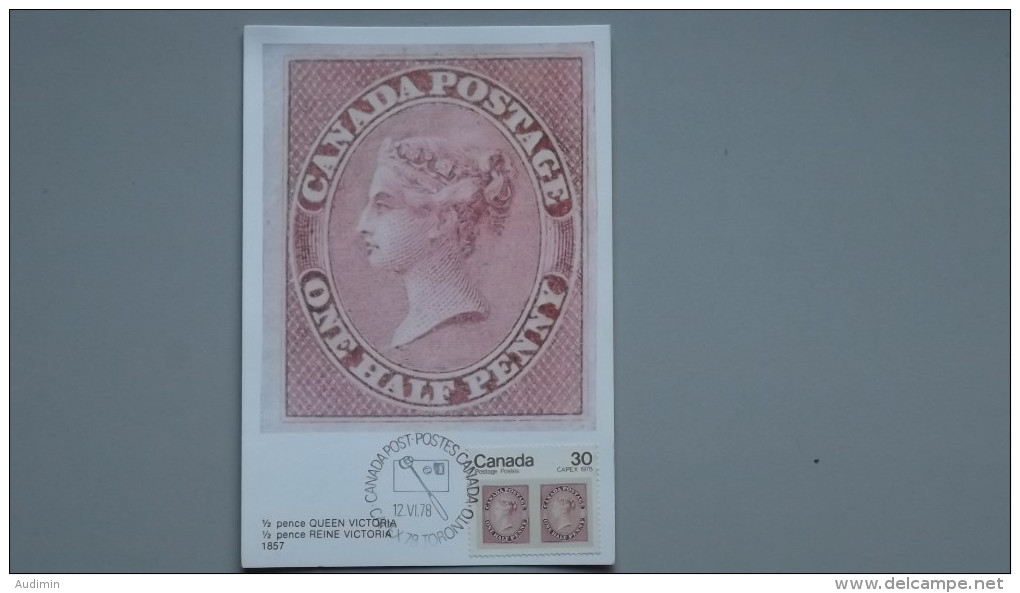 Kanada 681 Maximumkarte MK/MC, SST CAPEX,  Int. Briefmarkenausstellung „CAPEX 1978“, Toronto - Cartoline Maximum