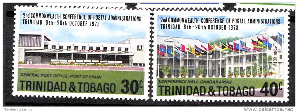 Trinidad & Tobago, 1973, SG 445 - 446, MNH - Trinité & Tobago (1962-...)