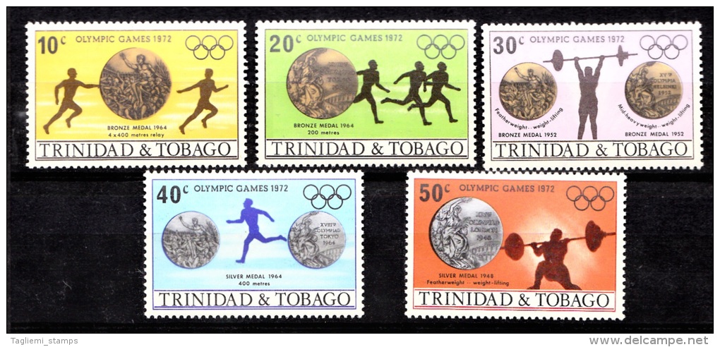 Trinidad & Tobago, 1972, SG 422 - 426, Set Of 5, MNH - Trinidad & Tobago (1962-...)