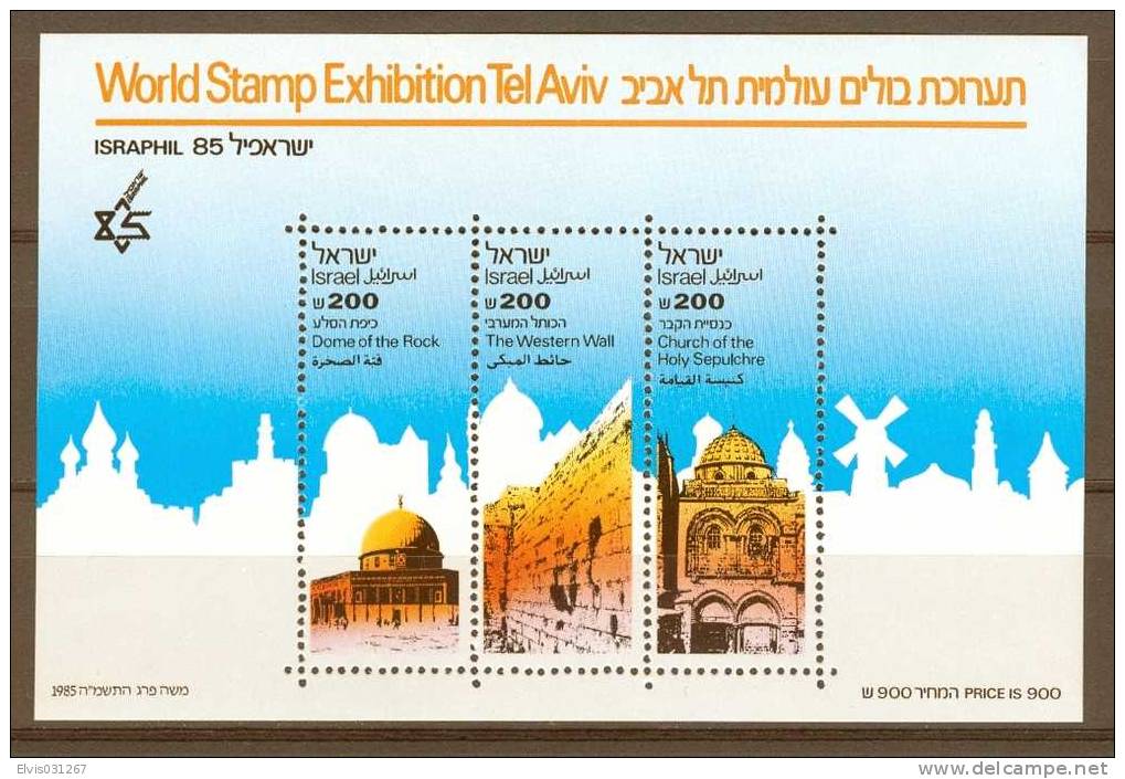 Israel - 1985, Michel/Philex No. : BLOCK 28, - MNH - *** - SHEET / BLOK - Blokken & Velletjes