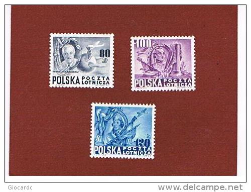 POLONIA (POLAND) - YV. 24.26 PA - 1948 EMESSI IN ONORE DELLA DEMOCRAZIA  - MINT **  - RIF.CP - Unused Stamps