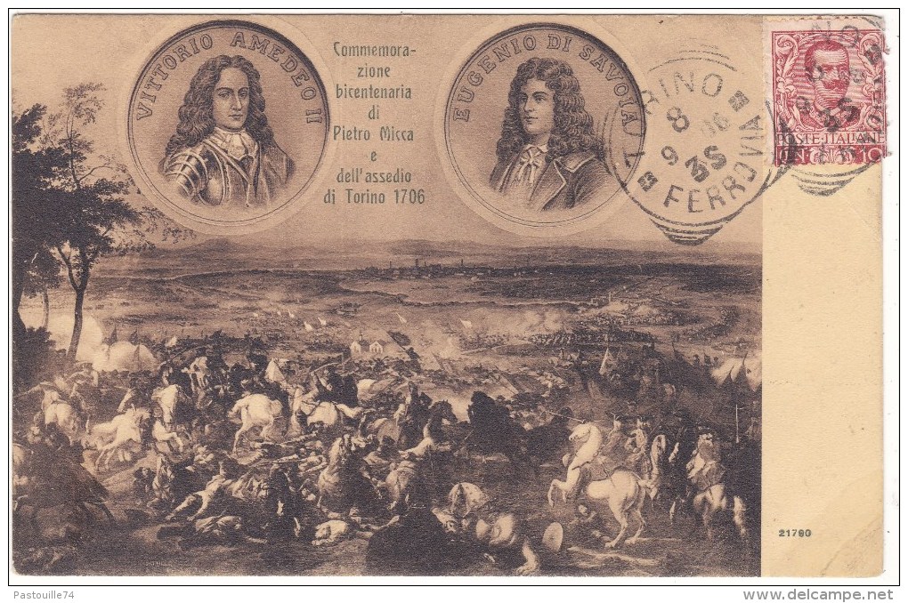 Commemorazione Bicentenaria  Di  Pietro  Micca  E  Dell ´assedio  Di  Torino  1706 - Altri & Non Classificati