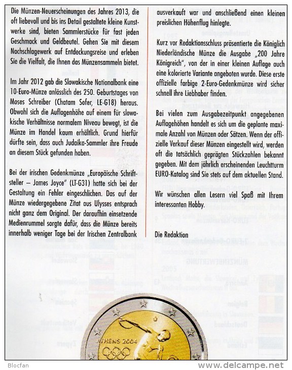 EURO Katalog Deutschland 2014 Für Münzen Numisblätter Numis-Briefe Neu 10€ Mit €-Banknoten Coins Catalogue Of EUROPA - Loisirs & Collections