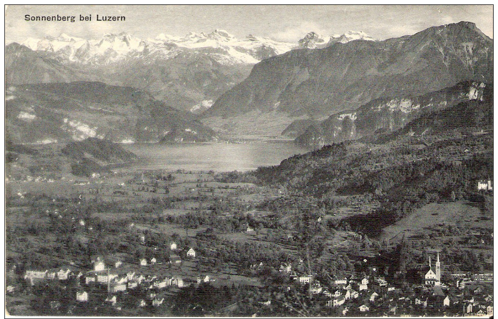 Postkaart Zwitserland A225     Sonnenberg Bei Luzern - Lucerne