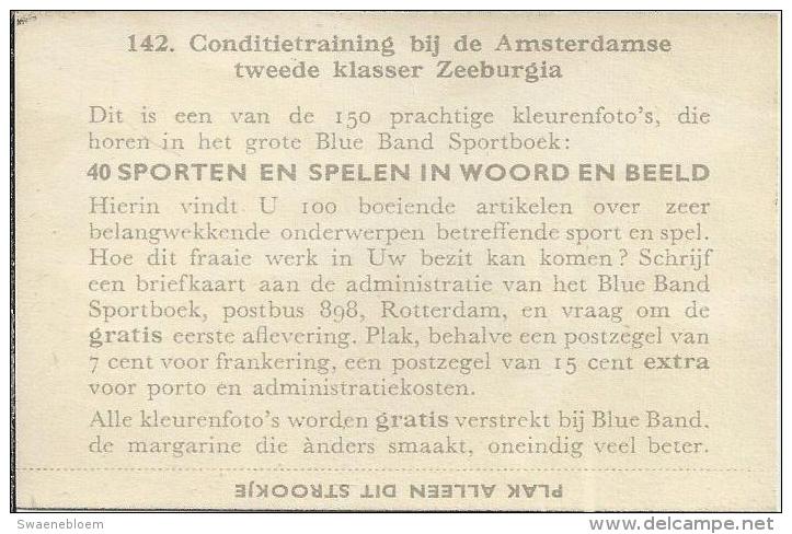 0142. Conditietraining Bij De Amsterdamse 2e Klasser Zeeburgia. Blue Band. Sportboek: 40 Sporten In Woord En Beeld - Andere & Zonder Classificatie