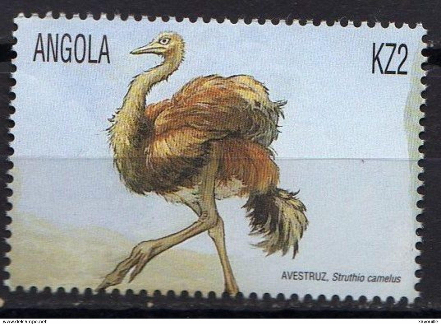 Autruche - Angola 2000 + Tanzanie - Autruches