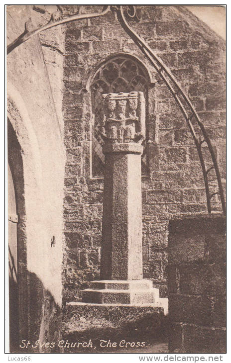 C1920 ST IVES CHURCH THE CROSS - St.Ives