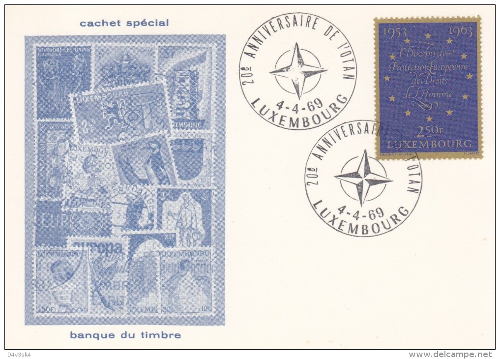 1969 Luxenbourg NATO North Atlantic Treaty Organization OTAN Organisation Du Traité De L´Atlantique Nord - NATO