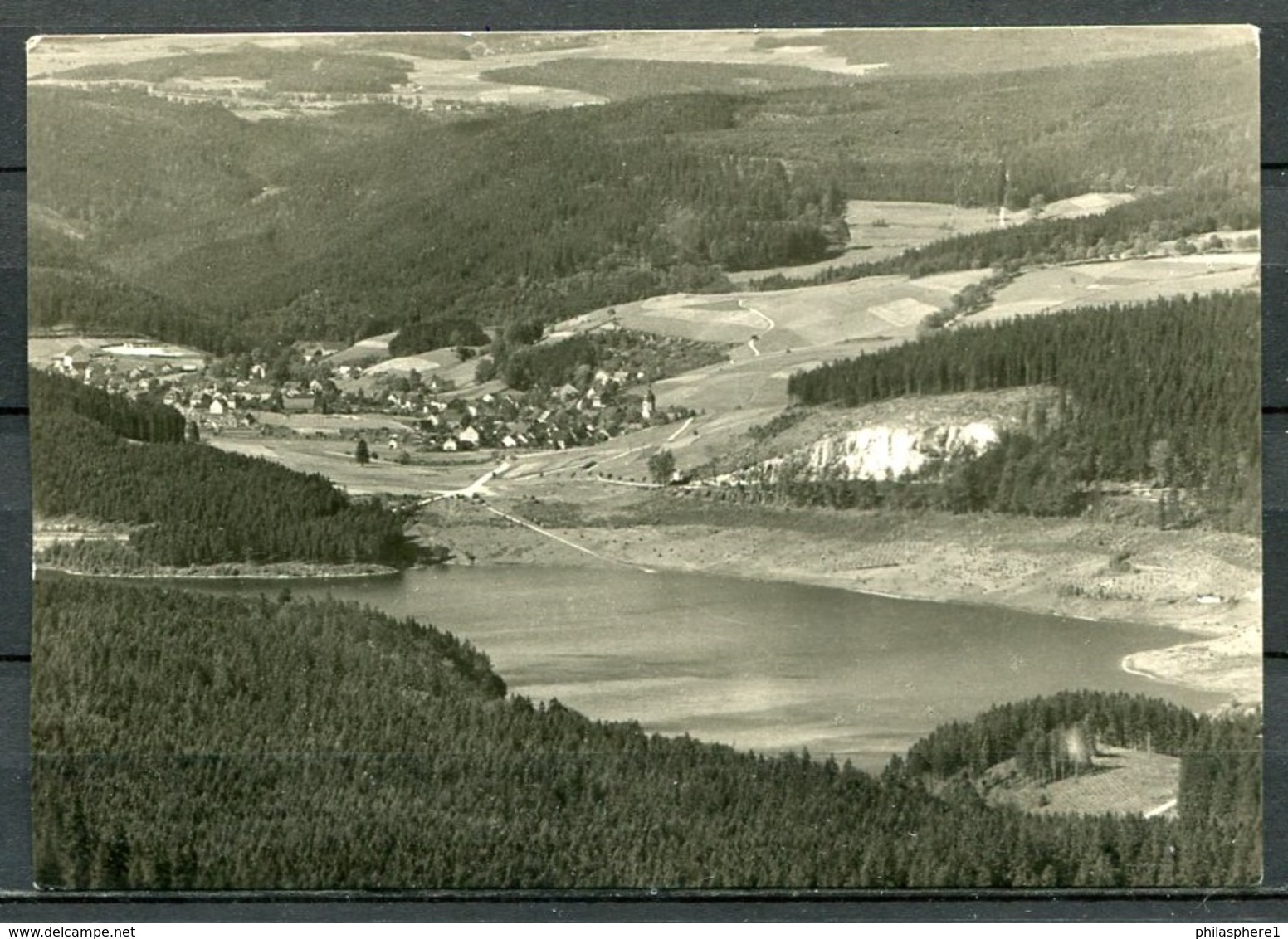 (0614) Blick Vom Auersberg Nach Sosa (Erzgeb.) M. Talsperre D. Friedens - Echt Foto - N. Gel. - DDR - Auersberg