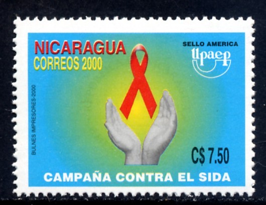 Nicaragua 2000 -  UPAEP - America Issue - Campaign Against AIDS - SIDA - Nicaragua