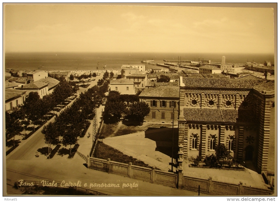 N. 61 !!! FANO VIALE CAIROLI E PANORAMA PORTO !!! - Fano