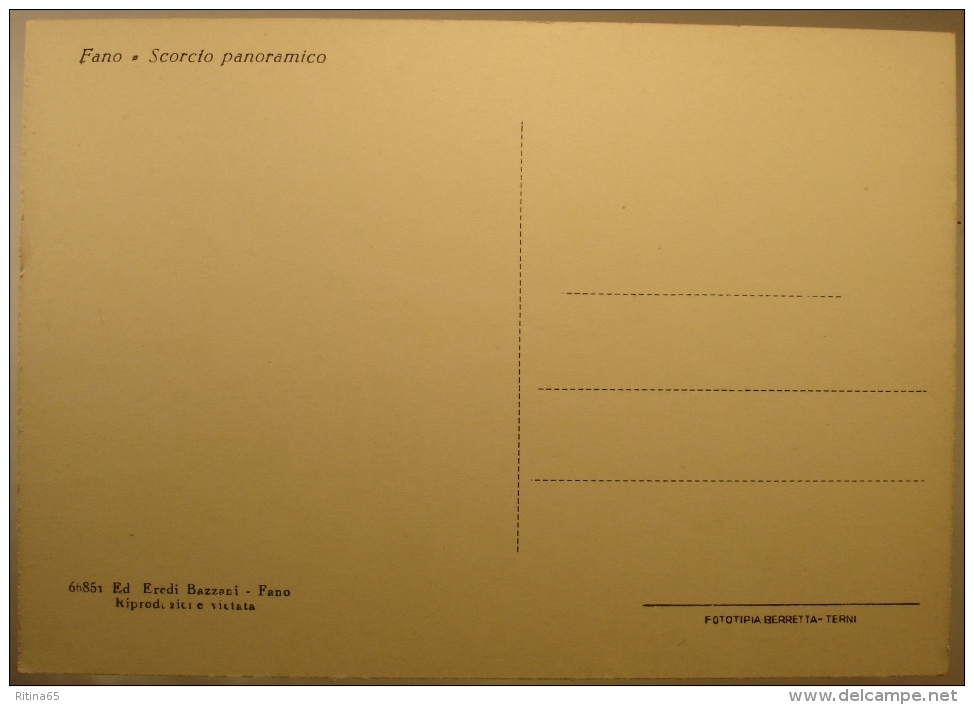 N. 63 !!! FANO SCORCIO PANORAMICO !!! - Fano