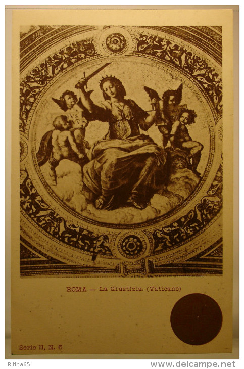 N. 9 !!! ROMA- LA GIUSTIZIA VATICANO ANNIVERSARIO ANNO SANTO 1900 !!! - Ausstellungen