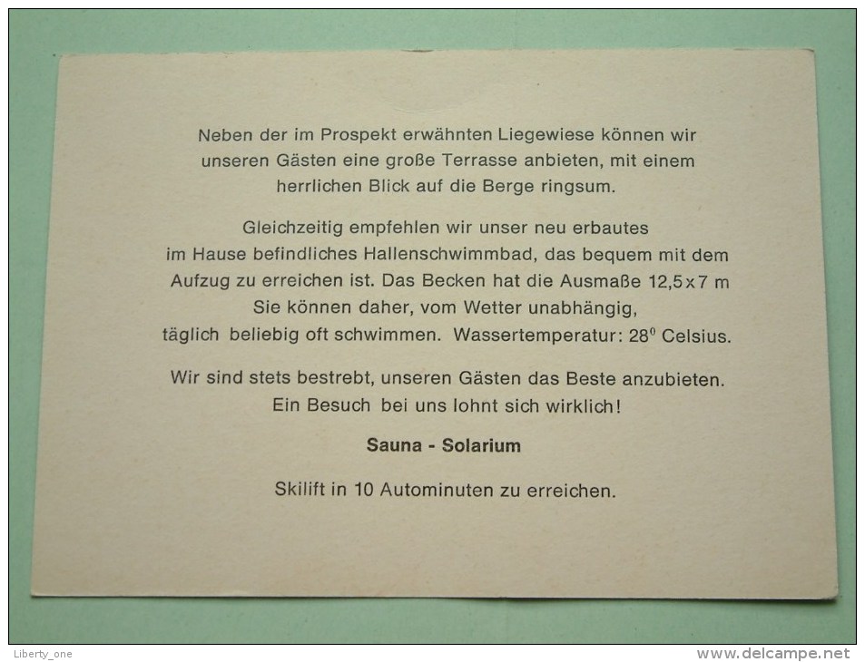 Gasthaus LINDE Gutach / Anno 19?? ( Reclamekaart - Zie Foto Voor Details ) !! - Gutach (Schwarzwaldbahn)