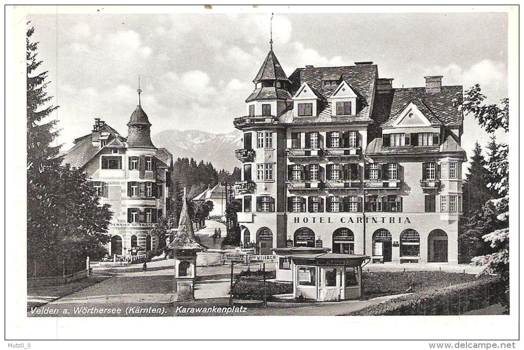 AK 827  Velden Am Wörthersee - Karawankenplatz / Partie Um 1940 - Velden